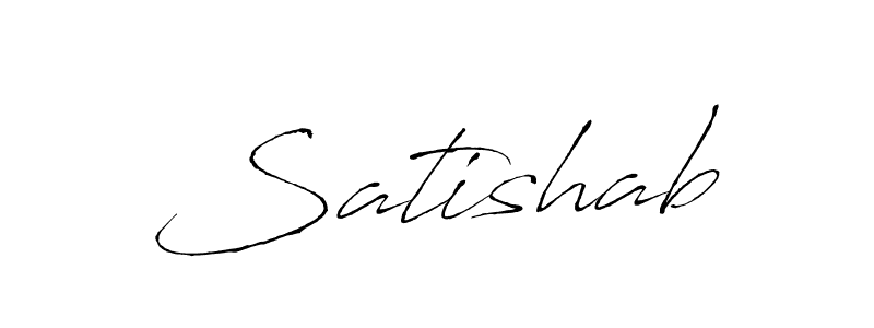 How to make Satishab signature? Antro_Vectra is a professional autograph style. Create handwritten signature for Satishab name. Satishab signature style 6 images and pictures png