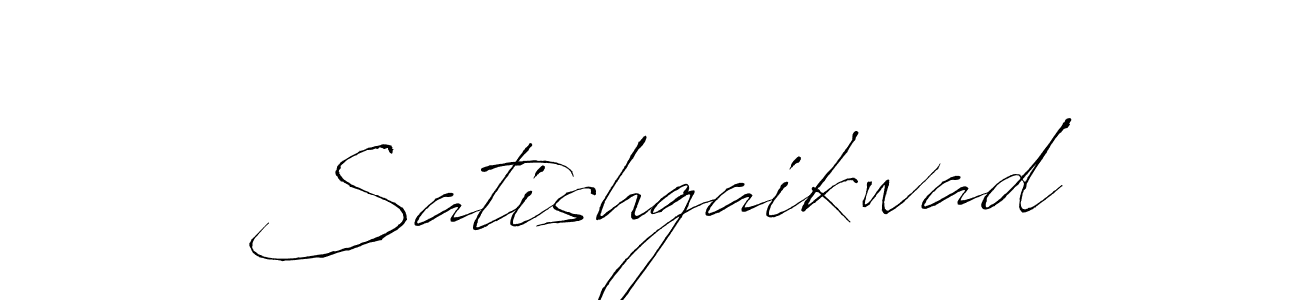 Make a beautiful signature design for name Satishgaikwad. With this signature (Antro_Vectra) style, you can create a handwritten signature for free. Satishgaikwad signature style 6 images and pictures png