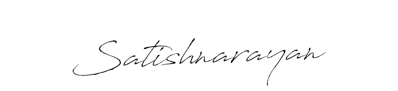 How to make Satishnarayan signature? Antro_Vectra is a professional autograph style. Create handwritten signature for Satishnarayan name. Satishnarayan signature style 6 images and pictures png