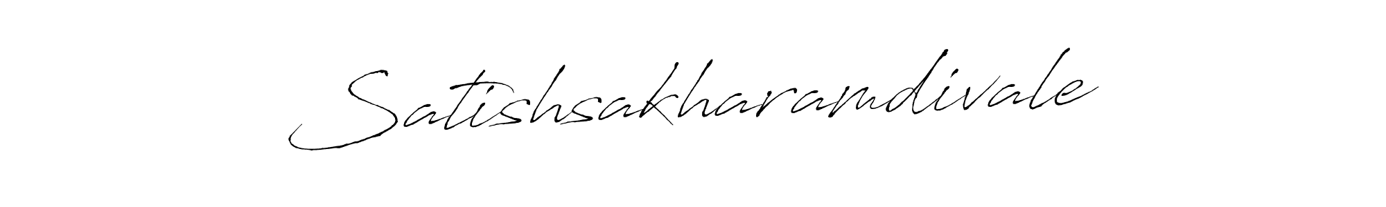 This is the best signature style for the Satishsakharamdivale name. Also you like these signature font (Antro_Vectra). Mix name signature. Satishsakharamdivale signature style 6 images and pictures png