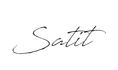 Make a beautiful signature design for name Satit. With this signature (Antro_Vectra) style, you can create a handwritten signature for free. Satit signature style 6 images and pictures png