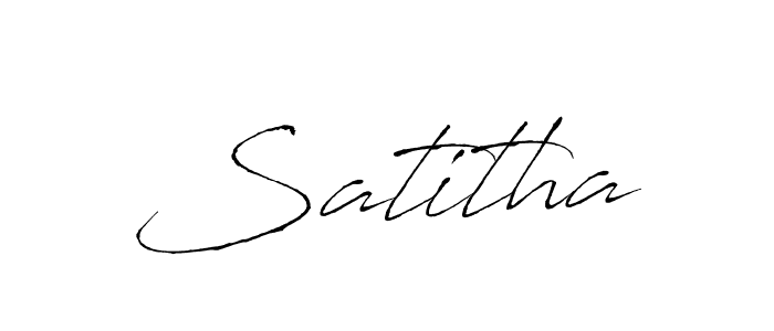 How to make Satitha name signature. Use Antro_Vectra style for creating short signs online. This is the latest handwritten sign. Satitha signature style 6 images and pictures png