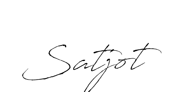 How to make Satjot signature? Antro_Vectra is a professional autograph style. Create handwritten signature for Satjot name. Satjot signature style 6 images and pictures png