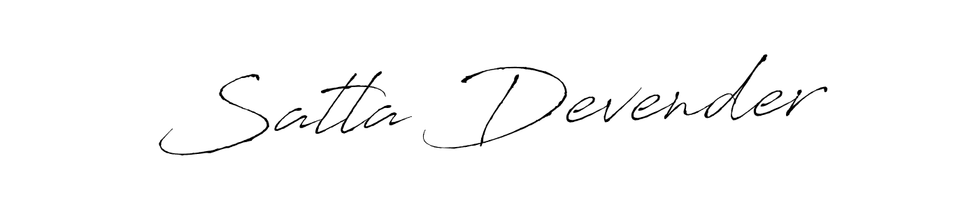How to make Satla Devender signature? Antro_Vectra is a professional autograph style. Create handwritten signature for Satla Devender name. Satla Devender signature style 6 images and pictures png