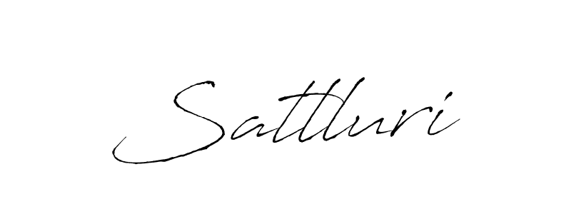 Use a signature maker to create a handwritten signature online. With this signature software, you can design (Antro_Vectra) your own signature for name Satlluri. Satlluri signature style 6 images and pictures png