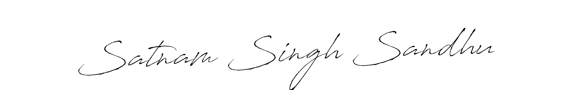 Satnam Singh Sandhu stylish signature style. Best Handwritten Sign (Antro_Vectra) for my name. Handwritten Signature Collection Ideas for my name Satnam Singh Sandhu. Satnam Singh Sandhu signature style 6 images and pictures png