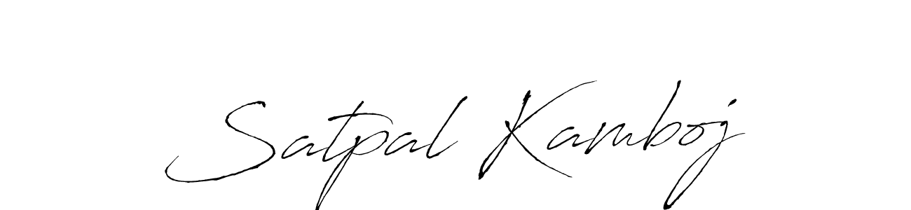 Use a signature maker to create a handwritten signature online. With this signature software, you can design (Antro_Vectra) your own signature for name Satpal Kamboj. Satpal Kamboj signature style 6 images and pictures png