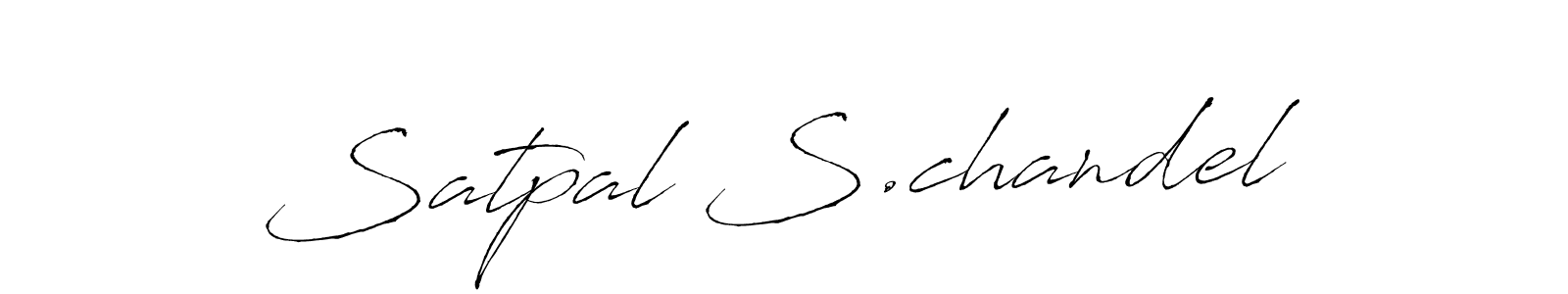 Also You can easily find your signature by using the search form. We will create Satpal S.chandel name handwritten signature images for you free of cost using Antro_Vectra sign style. Satpal S.chandel signature style 6 images and pictures png