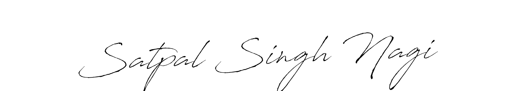 Make a beautiful signature design for name Satpal Singh Nagi. With this signature (Antro_Vectra) style, you can create a handwritten signature for free. Satpal Singh Nagi signature style 6 images and pictures png