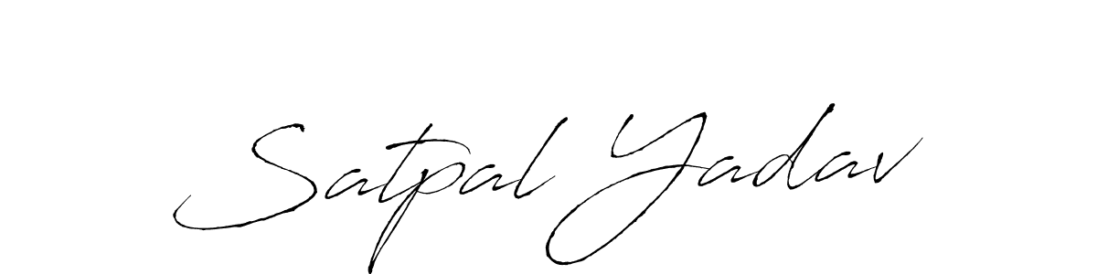 Use a signature maker to create a handwritten signature online. With this signature software, you can design (Antro_Vectra) your own signature for name Satpal Yadav. Satpal Yadav signature style 6 images and pictures png