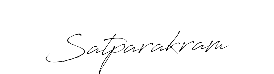 Satparakram stylish signature style. Best Handwritten Sign (Antro_Vectra) for my name. Handwritten Signature Collection Ideas for my name Satparakram. Satparakram signature style 6 images and pictures png