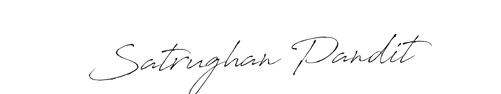 Create a beautiful signature design for name Satrughan Pandit. With this signature (Antro_Vectra) fonts, you can make a handwritten signature for free. Satrughan Pandit signature style 6 images and pictures png