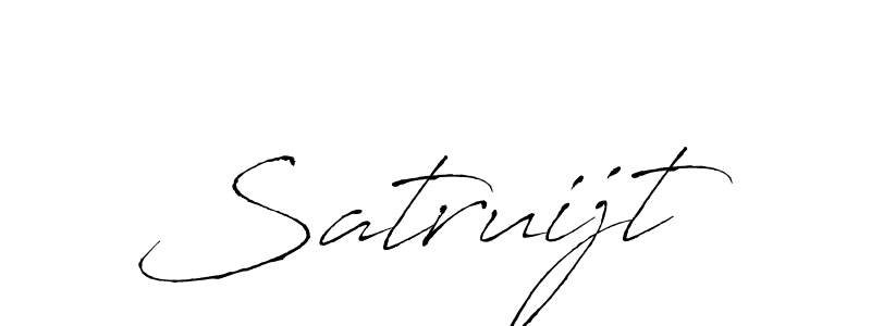 Design your own signature with our free online signature maker. With this signature software, you can create a handwritten (Antro_Vectra) signature for name Satruijt. Satruijt signature style 6 images and pictures png