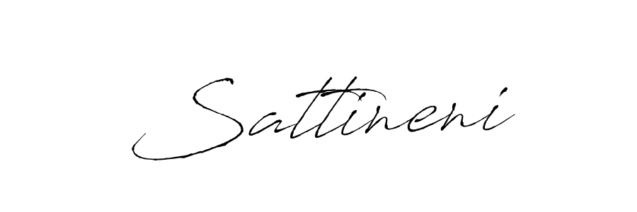 Make a beautiful signature design for name Sattineni. With this signature (Antro_Vectra) style, you can create a handwritten signature for free. Sattineni signature style 6 images and pictures png