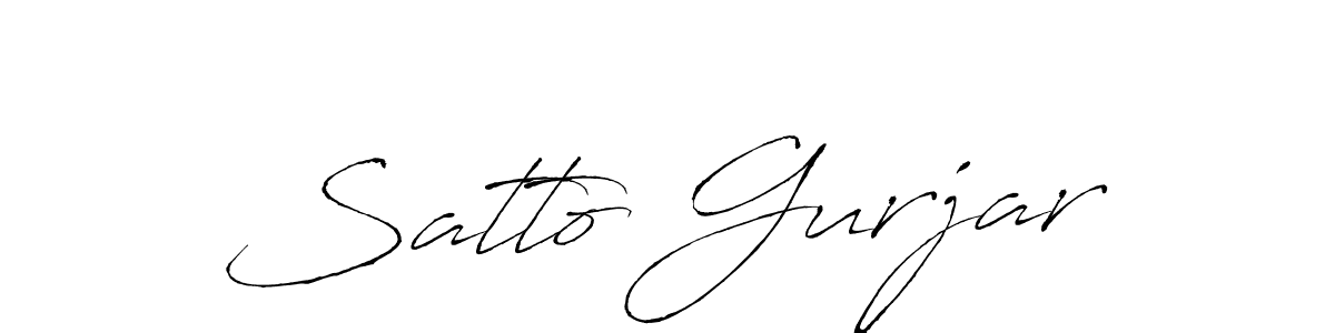 Make a short Satto Gurjar signature style. Manage your documents anywhere anytime using Antro_Vectra. Create and add eSignatures, submit forms, share and send files easily. Satto Gurjar signature style 6 images and pictures png