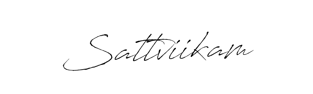 Antro_Vectra is a professional signature style that is perfect for those who want to add a touch of class to their signature. It is also a great choice for those who want to make their signature more unique. Get Sattviikam name to fancy signature for free. Sattviikam signature style 6 images and pictures png