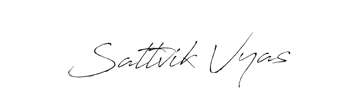 Make a beautiful signature design for name Sattvik Vyas. Use this online signature maker to create a handwritten signature for free. Sattvik Vyas signature style 6 images and pictures png