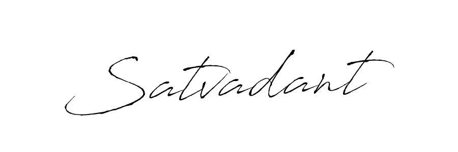 How to make Satvadant signature? Antro_Vectra is a professional autograph style. Create handwritten signature for Satvadant name. Satvadant signature style 6 images and pictures png