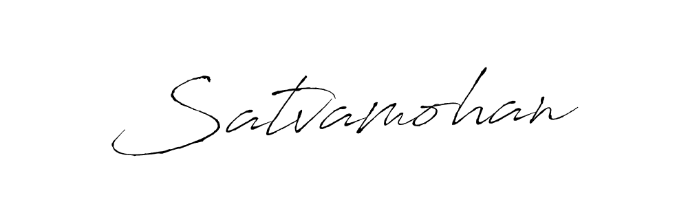 Satvamohan stylish signature style. Best Handwritten Sign (Antro_Vectra) for my name. Handwritten Signature Collection Ideas for my name Satvamohan. Satvamohan signature style 6 images and pictures png