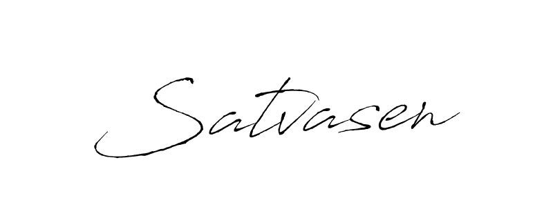 Satvasen stylish signature style. Best Handwritten Sign (Antro_Vectra) for my name. Handwritten Signature Collection Ideas for my name Satvasen. Satvasen signature style 6 images and pictures png