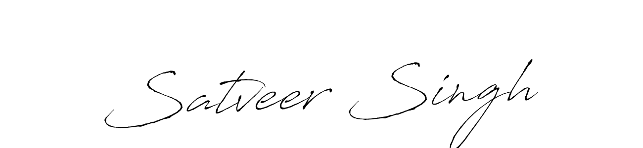 Satveer Singh stylish signature style. Best Handwritten Sign (Antro_Vectra) for my name. Handwritten Signature Collection Ideas for my name Satveer Singh. Satveer Singh signature style 6 images and pictures png