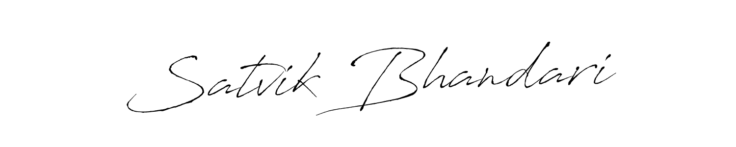 Also we have Satvik Bhandari name is the best signature style. Create professional handwritten signature collection using Antro_Vectra autograph style. Satvik Bhandari signature style 6 images and pictures png