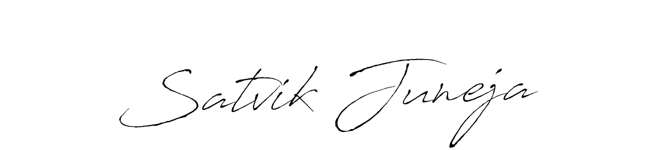 Once you've used our free online signature maker to create your best signature Antro_Vectra style, it's time to enjoy all of the benefits that Satvik Juneja name signing documents. Satvik Juneja signature style 6 images and pictures png