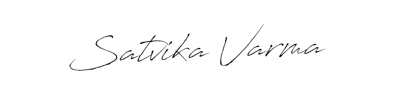 You should practise on your own different ways (Antro_Vectra) to write your name (Satvika Varma) in signature. don't let someone else do it for you. Satvika Varma signature style 6 images and pictures png