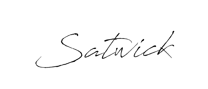 Antro_Vectra is a professional signature style that is perfect for those who want to add a touch of class to their signature. It is also a great choice for those who want to make their signature more unique. Get Satwick name to fancy signature for free. Satwick signature style 6 images and pictures png