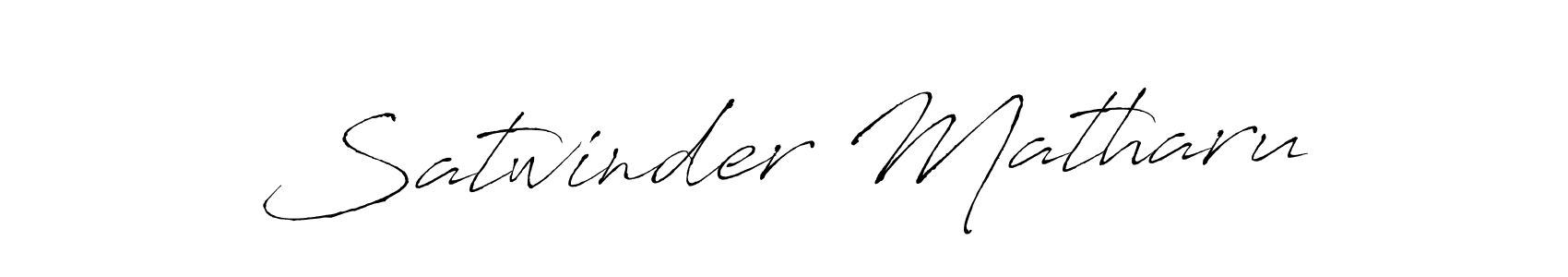 Use a signature maker to create a handwritten signature online. With this signature software, you can design (Antro_Vectra) your own signature for name Satwinder Matharu. Satwinder Matharu signature style 6 images and pictures png