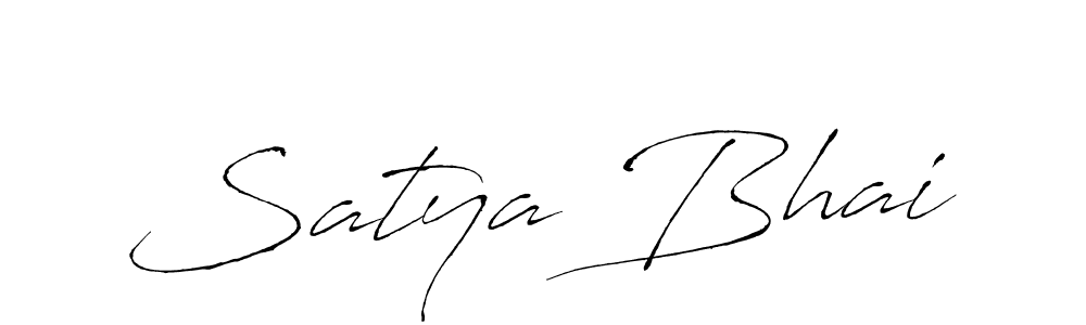 How to make Satya Bhai signature? Antro_Vectra is a professional autograph style. Create handwritten signature for Satya Bhai name. Satya Bhai signature style 6 images and pictures png