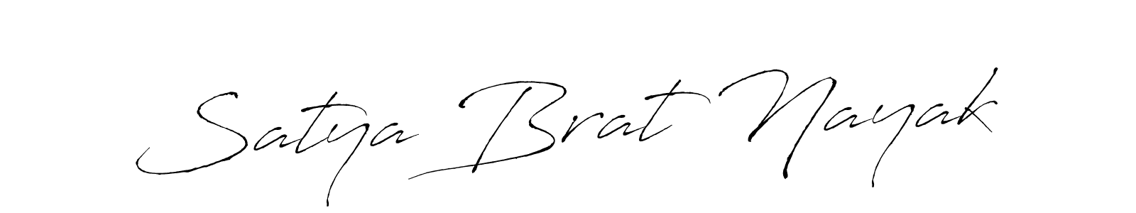 Design your own signature with our free online signature maker. With this signature software, you can create a handwritten (Antro_Vectra) signature for name Satya Brat Nayak. Satya Brat Nayak signature style 6 images and pictures png