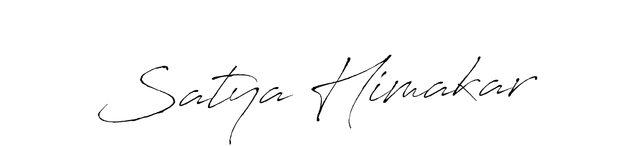 How to make Satya Himakar signature? Antro_Vectra is a professional autograph style. Create handwritten signature for Satya Himakar name. Satya Himakar signature style 6 images and pictures png