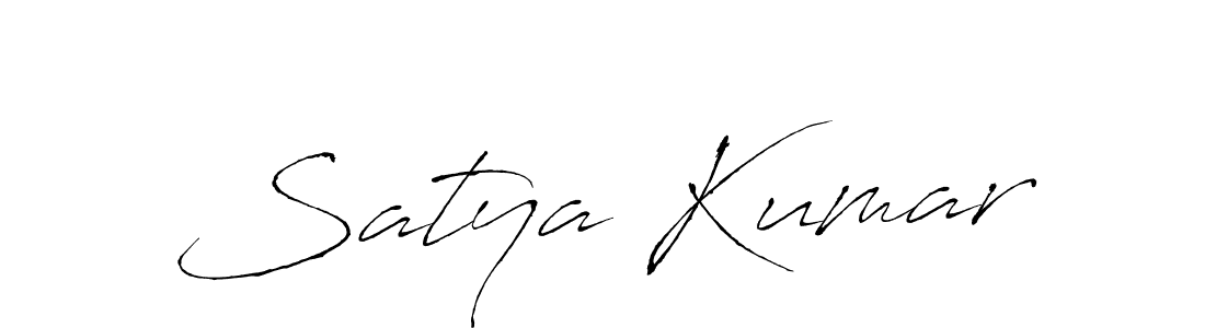 Use a signature maker to create a handwritten signature online. With this signature software, you can design (Antro_Vectra) your own signature for name Satya Kumar. Satya Kumar signature style 6 images and pictures png