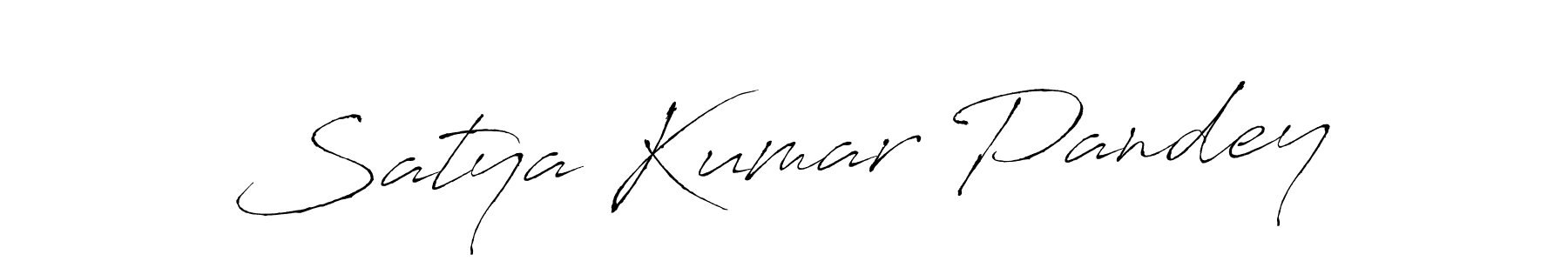 Satya Kumar Pandey stylish signature style. Best Handwritten Sign (Antro_Vectra) for my name. Handwritten Signature Collection Ideas for my name Satya Kumar Pandey. Satya Kumar Pandey signature style 6 images and pictures png