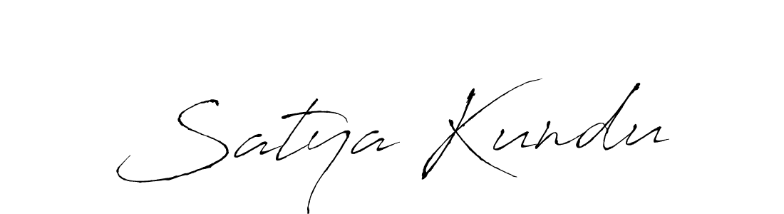 How to make Satya Kundu name signature. Use Antro_Vectra style for creating short signs online. This is the latest handwritten sign. Satya Kundu signature style 6 images and pictures png
