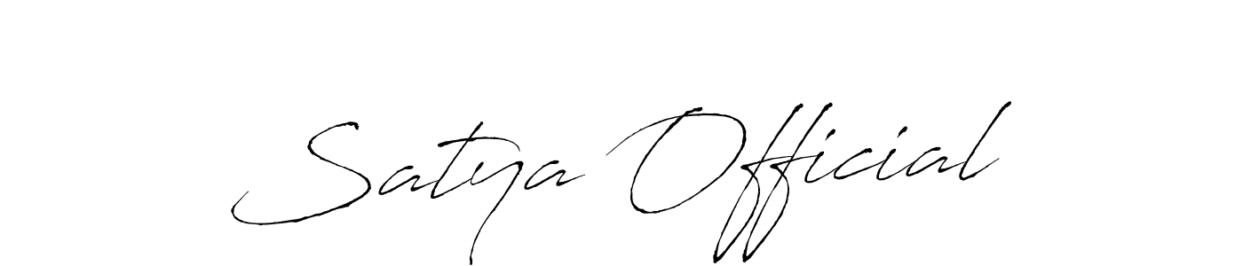 Antro_Vectra is a professional signature style that is perfect for those who want to add a touch of class to their signature. It is also a great choice for those who want to make their signature more unique. Get Satya Official name to fancy signature for free. Satya Official signature style 6 images and pictures png