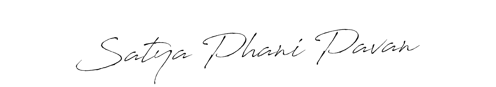 Antro_Vectra is a professional signature style that is perfect for those who want to add a touch of class to their signature. It is also a great choice for those who want to make their signature more unique. Get Satya Phani Pavan name to fancy signature for free. Satya Phani Pavan signature style 6 images and pictures png