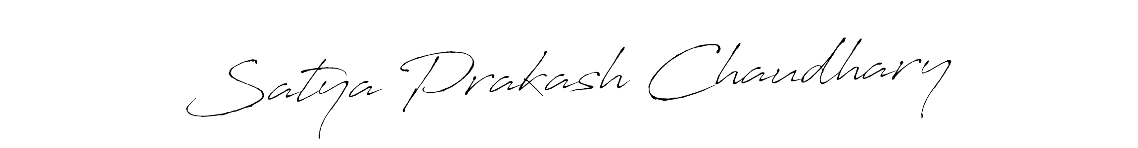 How to make Satya Prakash Chaudhary signature? Antro_Vectra is a professional autograph style. Create handwritten signature for Satya Prakash Chaudhary name. Satya Prakash Chaudhary signature style 6 images and pictures png