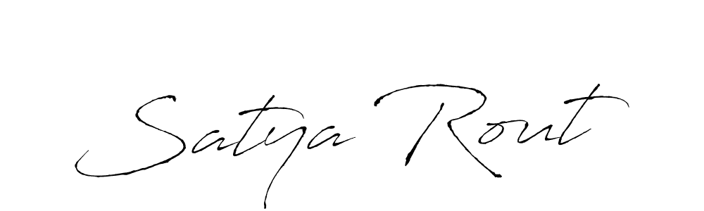 How to make Satya Rout name signature. Use Antro_Vectra style for creating short signs online. This is the latest handwritten sign. Satya Rout signature style 6 images and pictures png