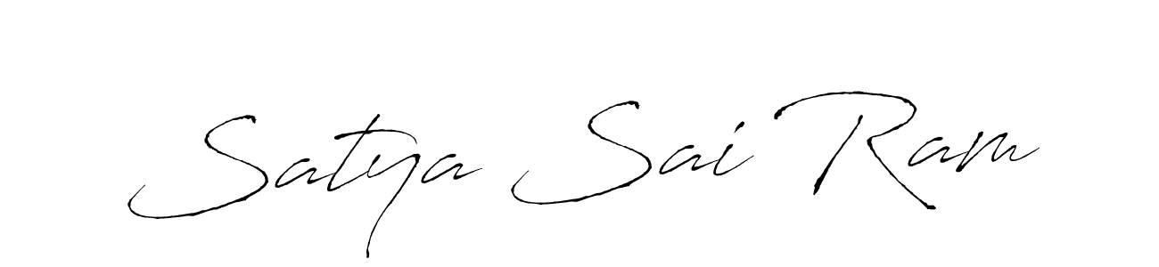 Design your own signature with our free online signature maker. With this signature software, you can create a handwritten (Antro_Vectra) signature for name Satya Sai Ram. Satya Sai Ram signature style 6 images and pictures png