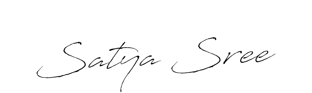 The best way (Antro_Vectra) to make a short signature is to pick only two or three words in your name. The name Satya Sree include a total of six letters. For converting this name. Satya Sree signature style 6 images and pictures png