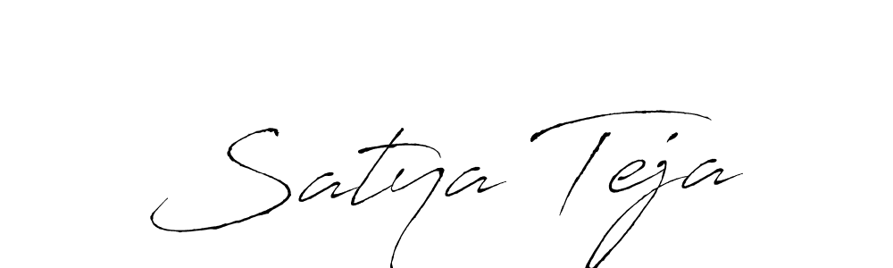 Also we have Satya Teja name is the best signature style. Create professional handwritten signature collection using Antro_Vectra autograph style. Satya Teja signature style 6 images and pictures png