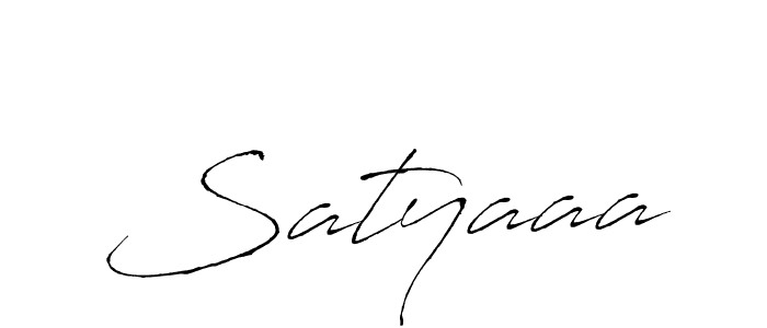 Use a signature maker to create a handwritten signature online. With this signature software, you can design (Antro_Vectra) your own signature for name Satyaaa. Satyaaa signature style 6 images and pictures png