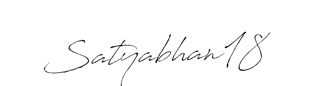 How to make Satyabhan18 signature? Antro_Vectra is a professional autograph style. Create handwritten signature for Satyabhan18 name. Satyabhan18 signature style 6 images and pictures png