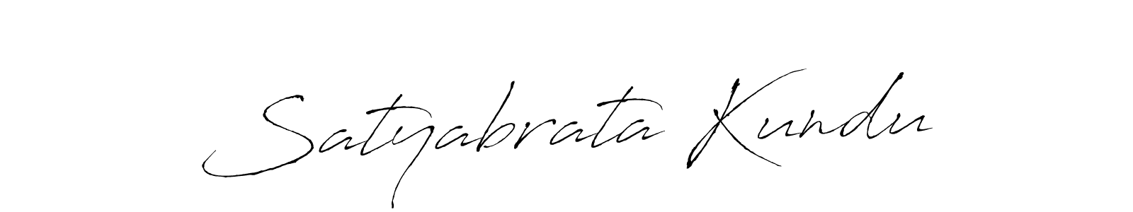 Create a beautiful signature design for name Satyabrata Kundu. With this signature (Antro_Vectra) fonts, you can make a handwritten signature for free. Satyabrata Kundu signature style 6 images and pictures png