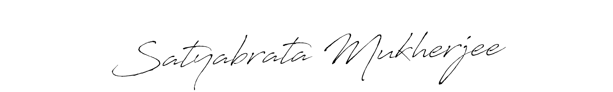 Satyabrata Mukherjee stylish signature style. Best Handwritten Sign (Antro_Vectra) for my name. Handwritten Signature Collection Ideas for my name Satyabrata Mukherjee. Satyabrata Mukherjee signature style 6 images and pictures png