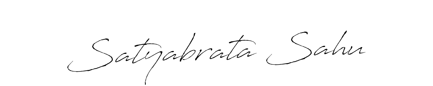 How to make Satyabrata Sahu name signature. Use Antro_Vectra style for creating short signs online. This is the latest handwritten sign. Satyabrata Sahu signature style 6 images and pictures png