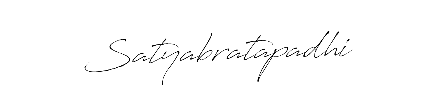 Create a beautiful signature design for name Satyabratapadhi. With this signature (Antro_Vectra) fonts, you can make a handwritten signature for free. Satyabratapadhi signature style 6 images and pictures png