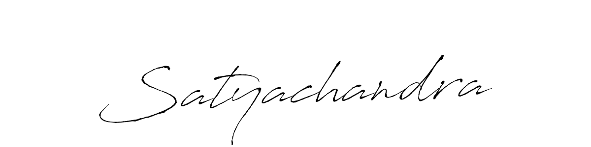 Make a beautiful signature design for name Satyachandra. With this signature (Antro_Vectra) style, you can create a handwritten signature for free. Satyachandra signature style 6 images and pictures png